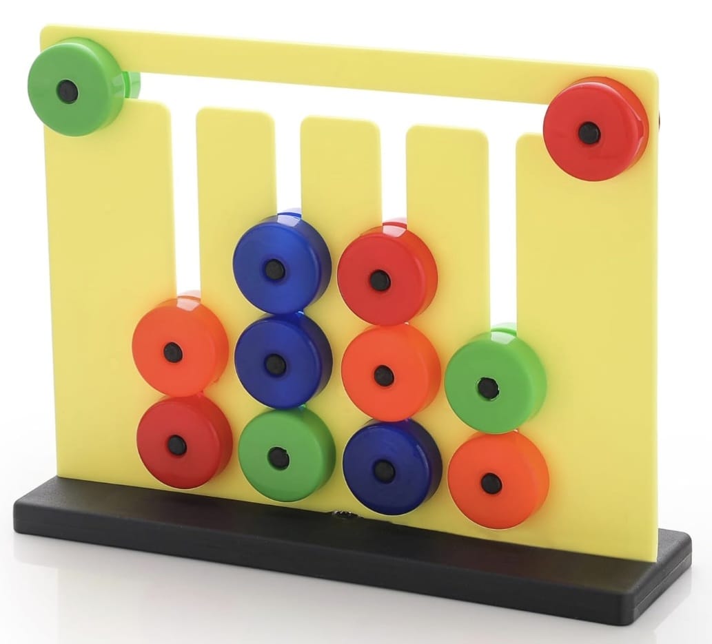 Slide puzzle with box